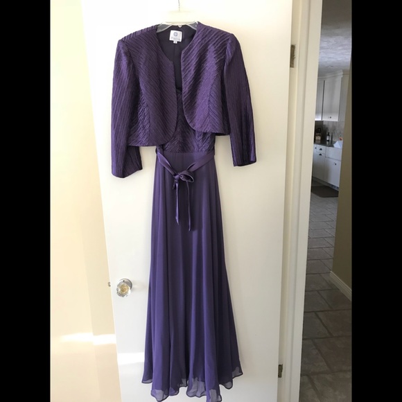 purple evening jacket
